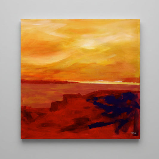 Red Cliff | Acrylic on Deep Edge Canvas | Unframed