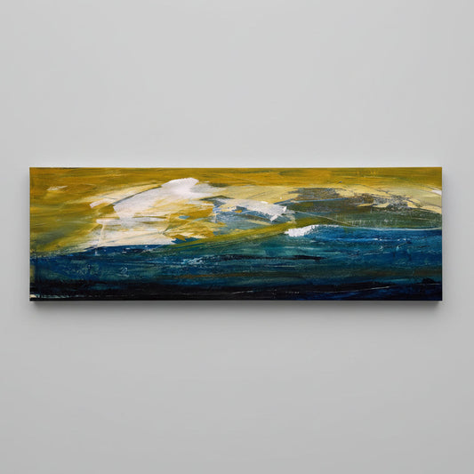 Mountain Blues | Acrylic on Deep Edge Canvas | Framed