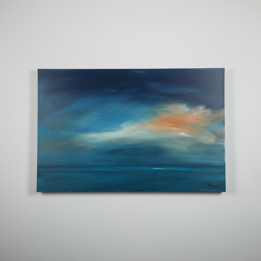 Teal Seas | Acrylic on Deep Edge Canvas | Unframed