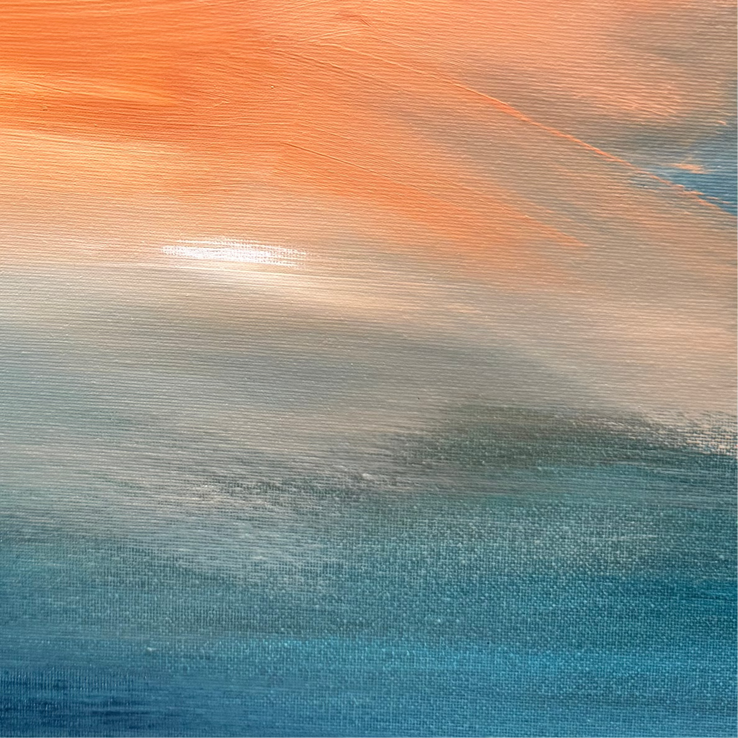 Teal Seas | Acrylic on Deep Edge Canvas | Unframed