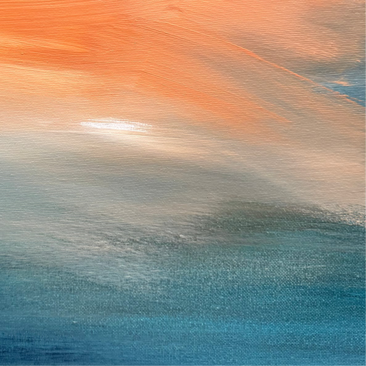 Teal Seas | Acrylic on Deep Edge Canvas | Unframed
