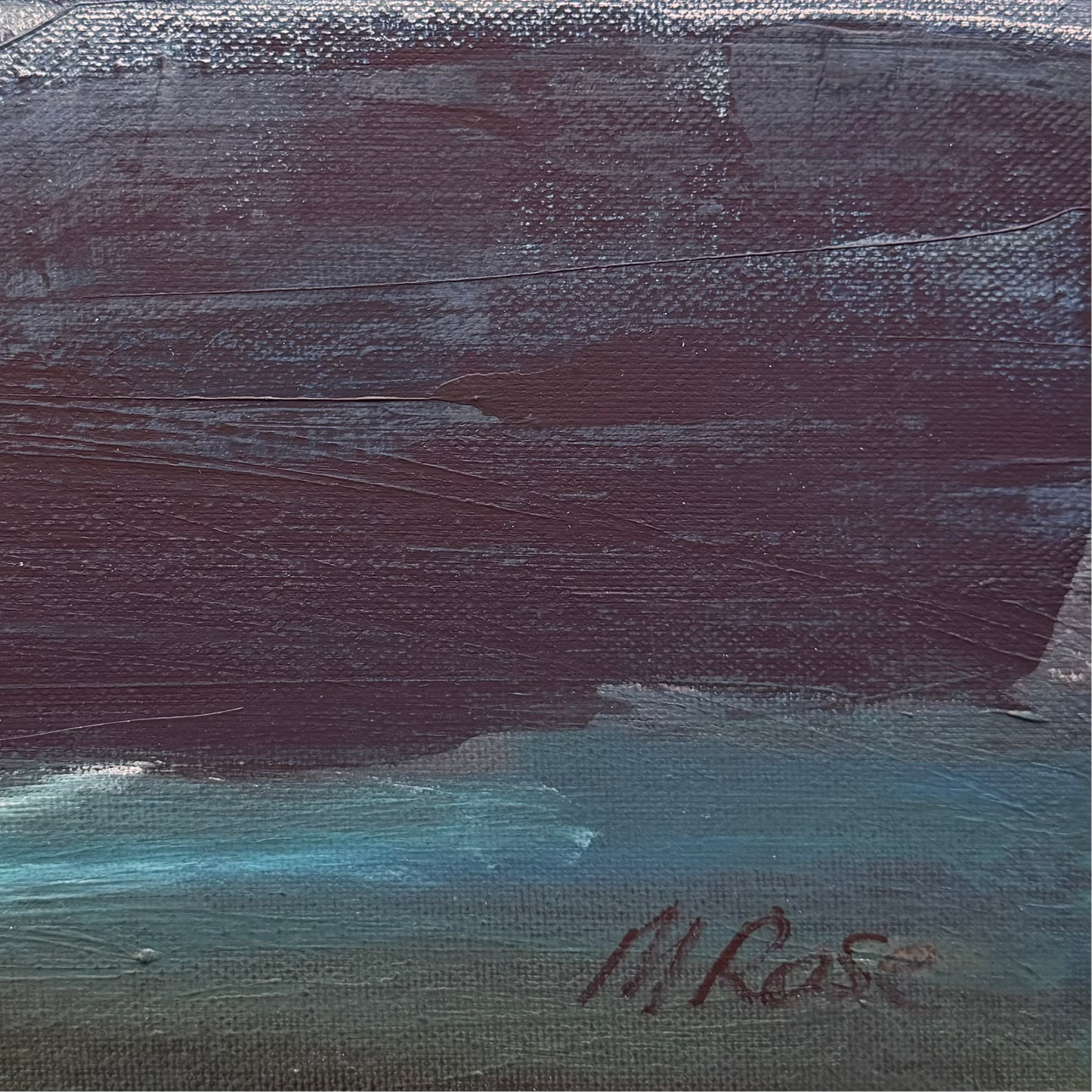 Moody Blues | Acrylic on Canvas | Framed