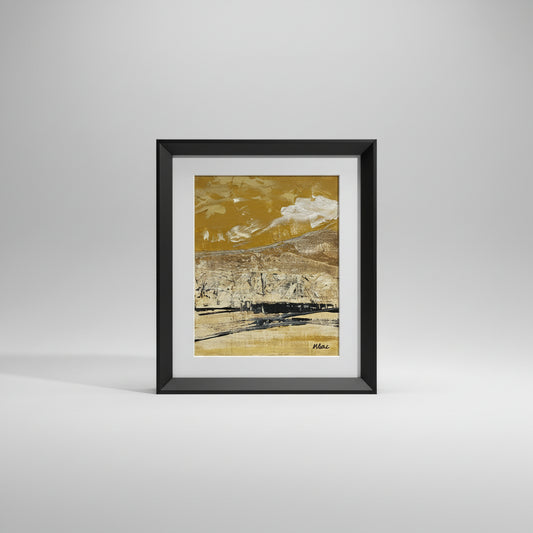 Ochre Valley | Acrylic on Deep Edge Canvas | Framed