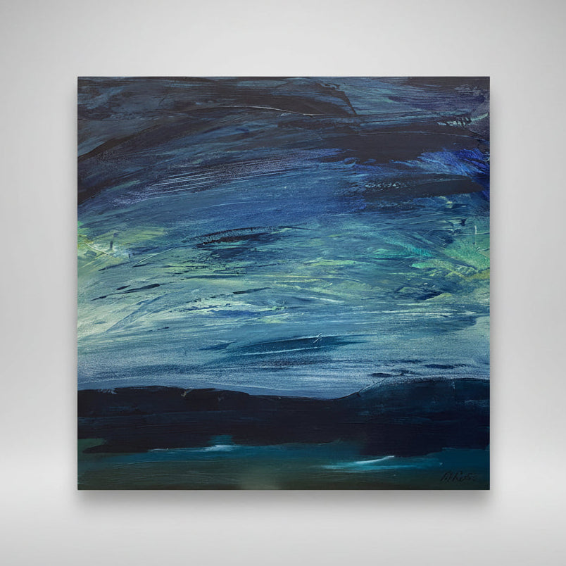 Moody Blues | Acrylic on Canvas | Framed